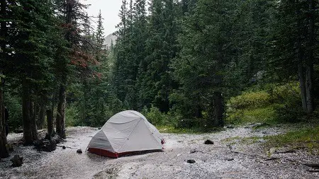 how to set up a tent in rain camping in bad weather