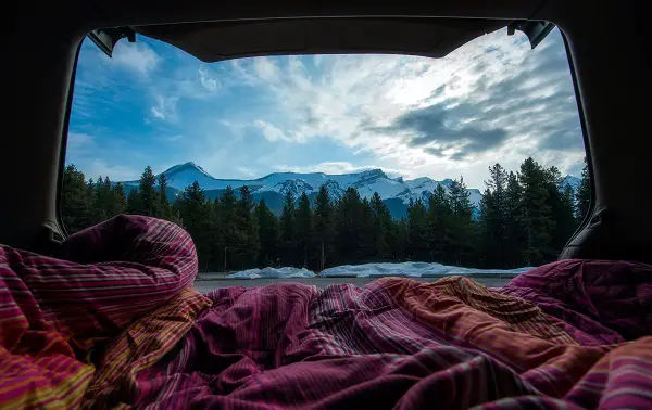 sleep comfortably in car camping
